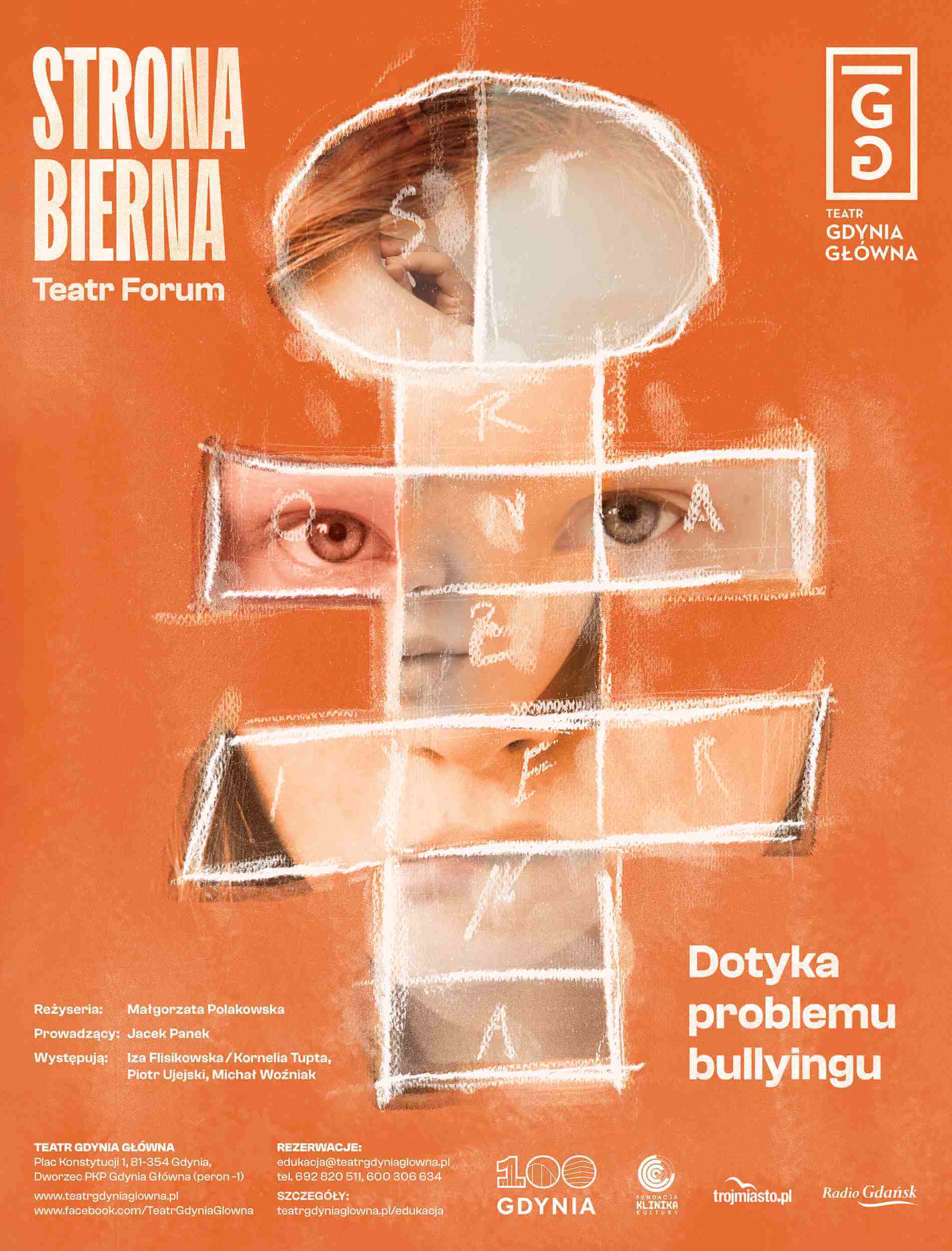 grafika do spektaklu Strona Bierna